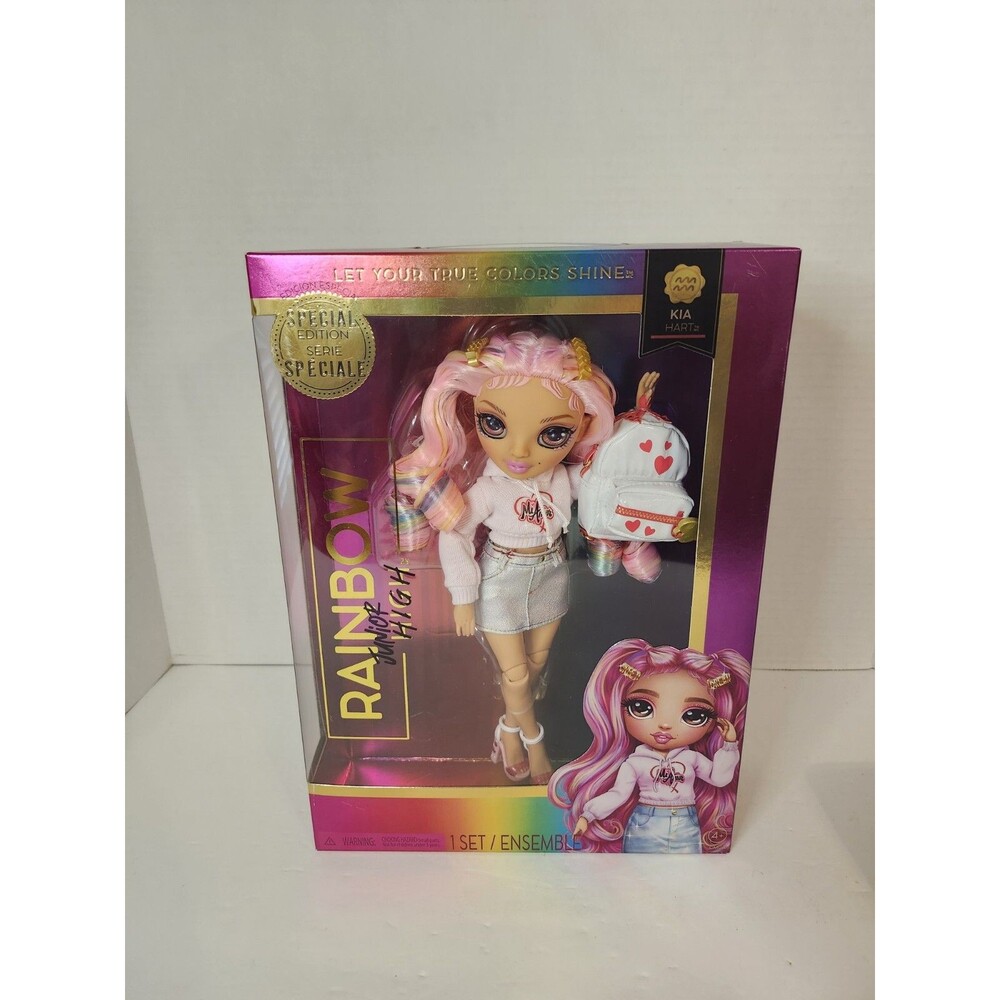 Rainbow High Rainbow Junior High Special Edition Kia Hart - 9" Pink Posable